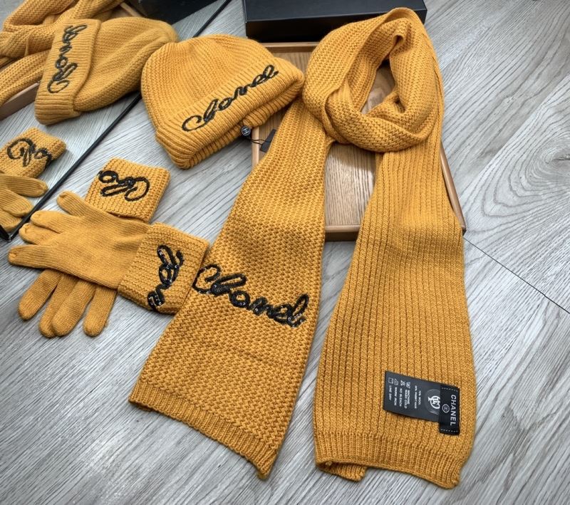 Chanel Caps Scarfs